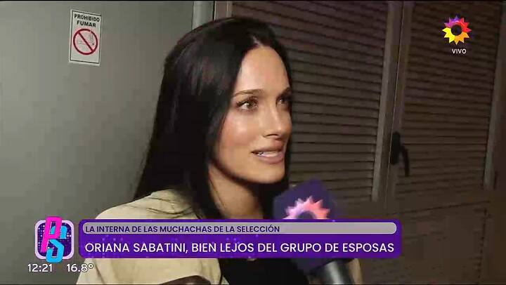 Oriana Sabatini reveló como es la relación entre las mujeres de la selección