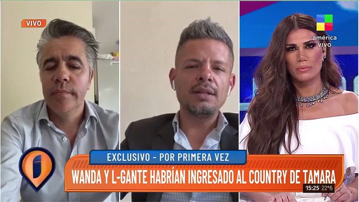 El tenso cruce entre el abogado de Tamara Báez y el de L-Gante en Instrusos (América)