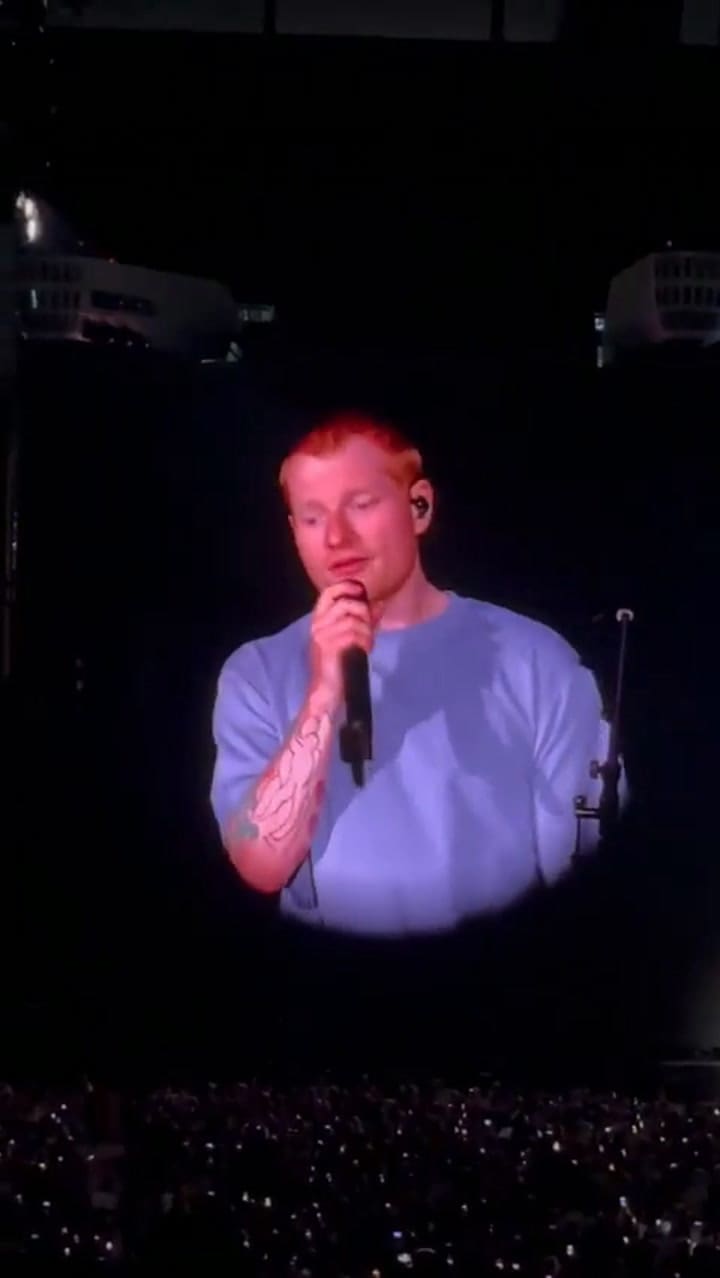 Ed Sheeran se refirió al conflicto entre Palestina e Israel