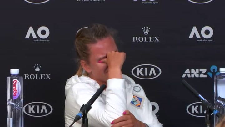 Las lágrimas de Azarenka: del número 1 del mundo a la pelea por la tenencia de su hijo - Fuente: Twi