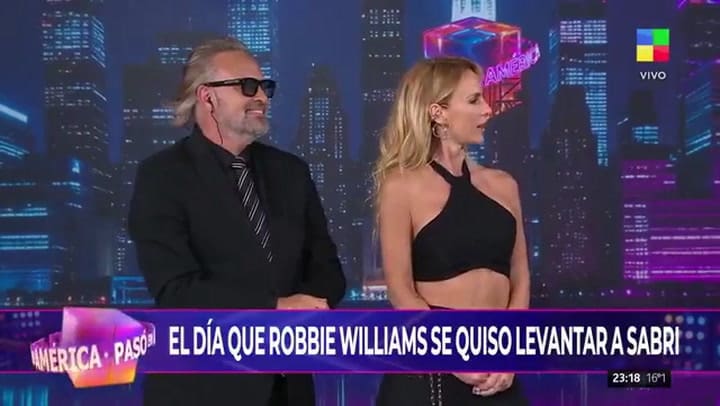 La historia desconocida entre Sabrina Rojas y Robbie Williams: el beso, la invitación a cenar y su inesperada decisión