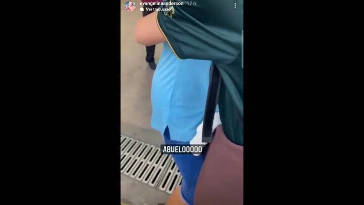 El encuentro de Evangelina Anderson y sus hijos con su familia en la Argentina para las fiestas