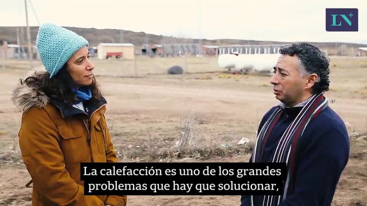 A leña y garrafa