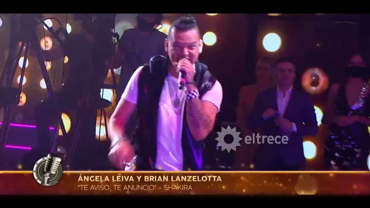 Cantando 2020. Ángela Leiva y Brian Lanzelotta interpretaron 'Te aviso, te anuncio' de Shakira - Fue