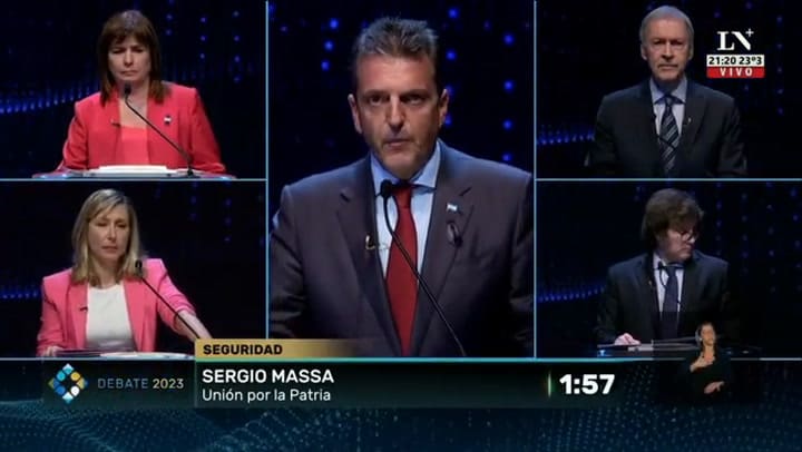 Bullrich Y Massa Protagonizaron El Primer Cruce De La Noche