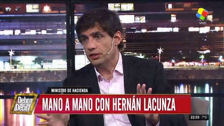 Hernán Lacunza en Debo decir