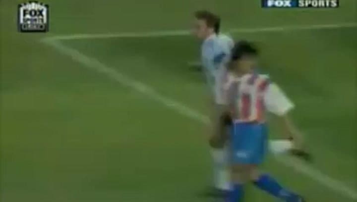 Gol de Batistuta a la selección de Paraguay