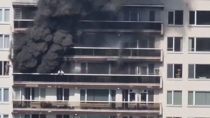 Incendio mortal en edificio de departamentos en Bélgica
