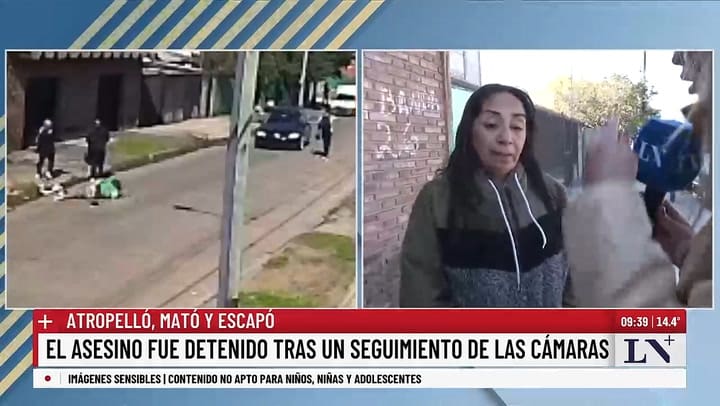 Susana, la madre de la victima, en dialogo con LN+