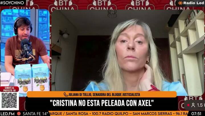 El cruce de Juliana Di Tullio con un periodista por el escándalo de Insaurralde y las SIRA