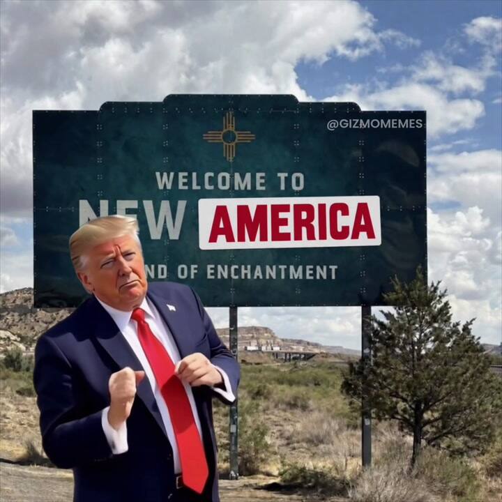 El video de Trump sobre el cambio de nombre de Nuevo México a "Nueva América"