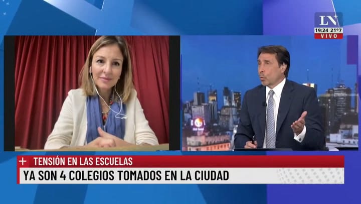 Soledad Acuña dijo que la Ciudad demandará a los padres de los alumnos que tomen colegios