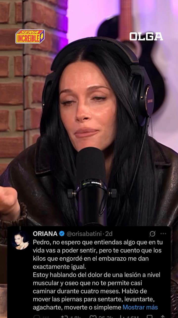 Oriana Sabatini se sinceró sobre el embarazo