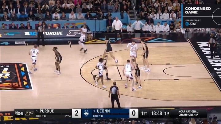 Uconn Vs. Purdue - 2024 Men's National Championship Extended Highlights