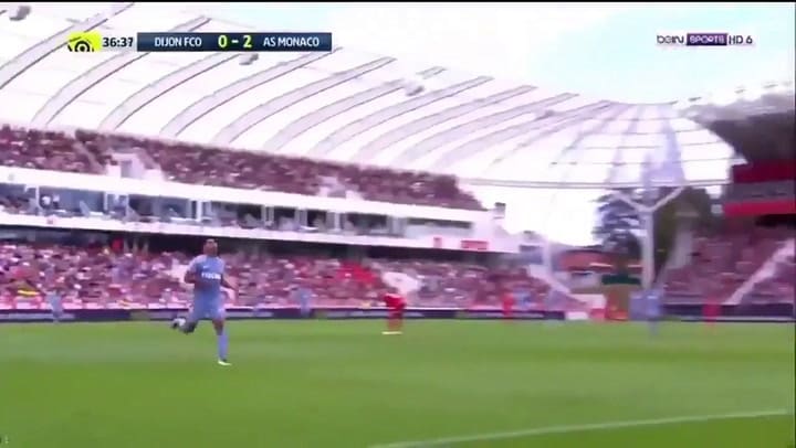 El golazo de Falcao, que anotó un hat-trick en el gran triunfo de Monaco