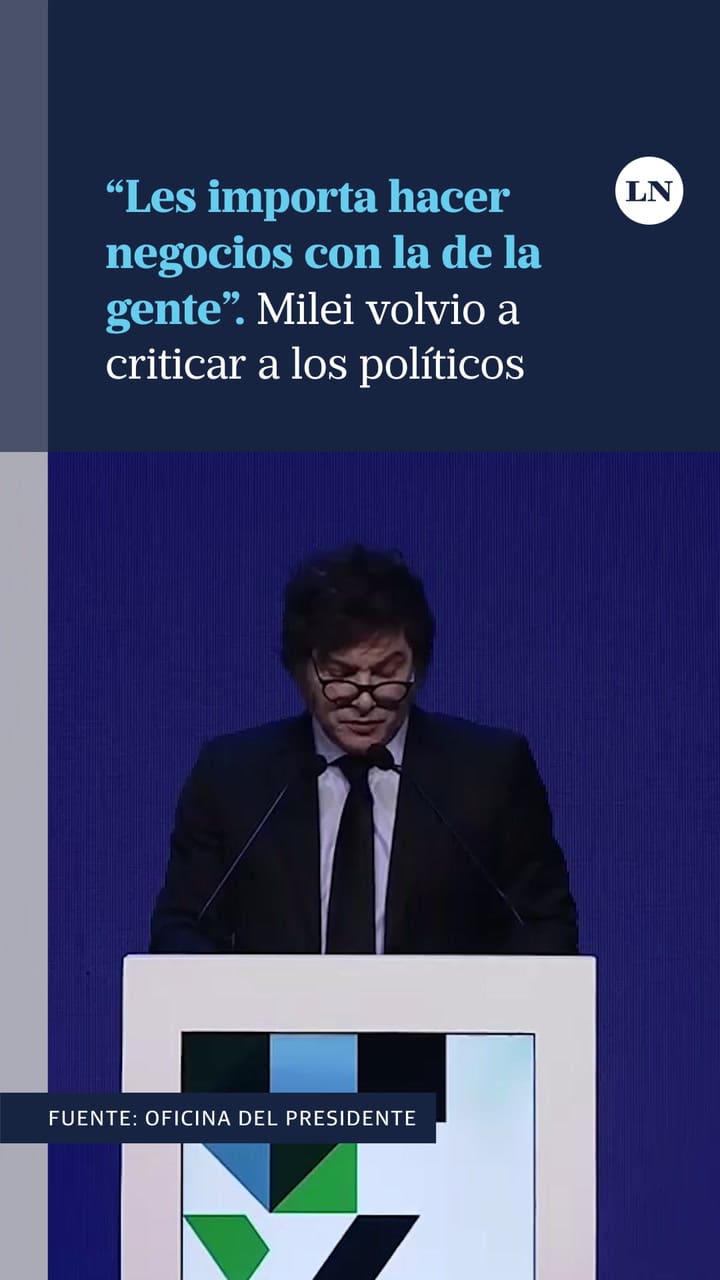 Mientras se debate la Ley Bases en el Senado, Milei dijo que a la política solo “le importa hacer negocios con la de la gente”