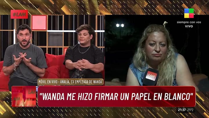 Analia del Carmen, la exninera de Wanda Nara conto el calvario que vivian los hijos de Maxi Lopez con ella