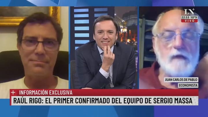 Juan Carlos de Pablo: 'La debilidad política es muy grande en este gobierno'