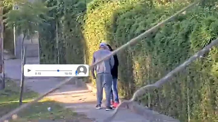 Golpeaba a una mujer y fue detenido por el compromiso de los vecinos