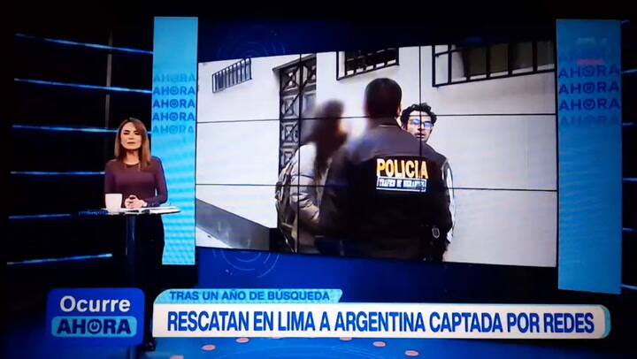 Rescatan a una joven argentina explotada en Perú