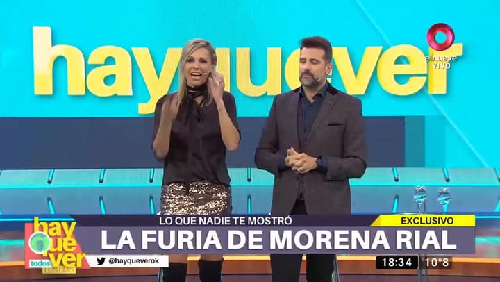 El insulto de More Rial a Pampita y Flor Peña por sus devoluciones en el Bailando - Fuente: elnueve
