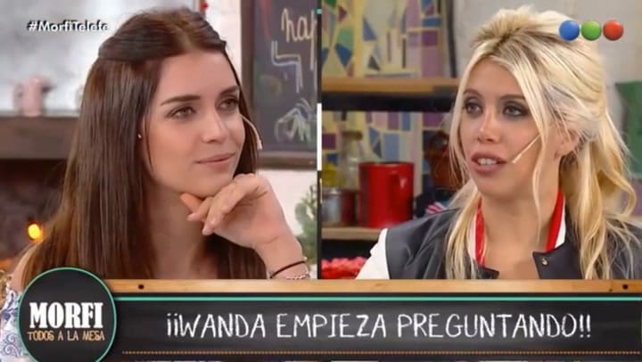 Zaira Nara y Wanda Icardi hablaron de sus ex y de su relación en Morfi - Fuente: Telefé