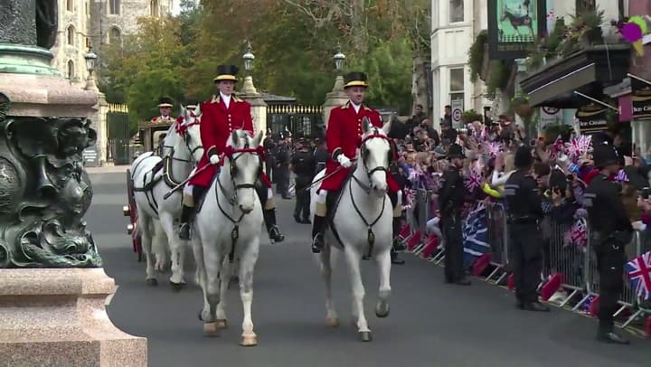 Eugenia, nieta de Isabel II de Inglaterra, se casa en Windsor - Fuente: AFP