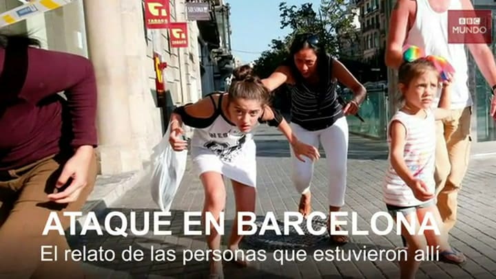 Atentado en Barcelona - 'Iba de izquierda a derecha atropellando a la gente': los testimonios de los