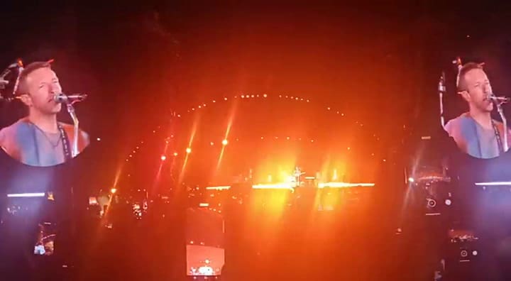 Coldplay junto a Soda Stereo en el estadio de River