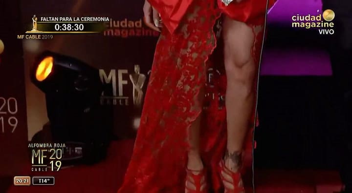 Flor de la V en la Alfombra Roja MF 2019 - Fuente: Ciudad Magazine