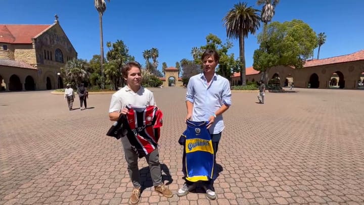 La visita de Milei a Stanford