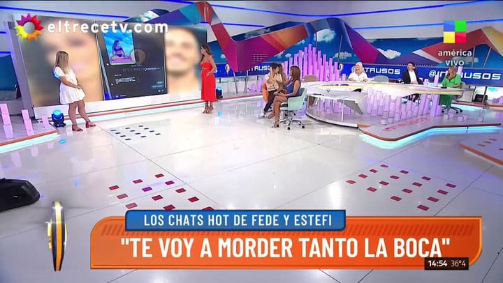 Filtraron más contenido de los chats de Fede Bal y Estefi Berardi