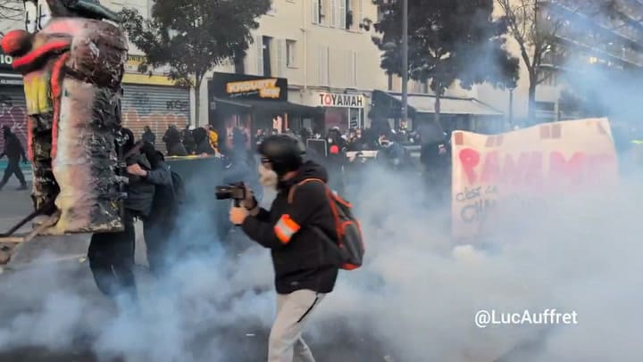 Protestas en Francia