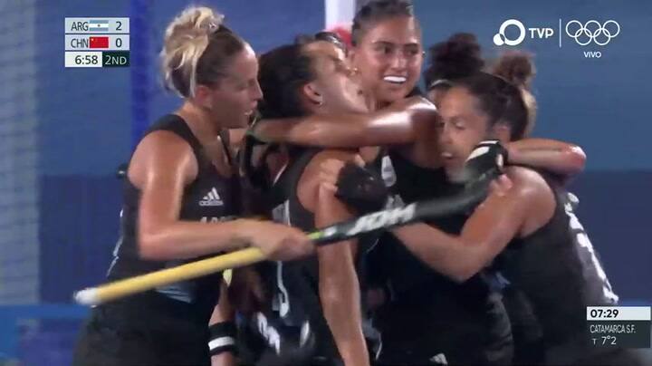 El segundo tanto de las Leonas