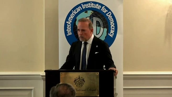 La presentación de los delegados de la AFA en el foro de Miami