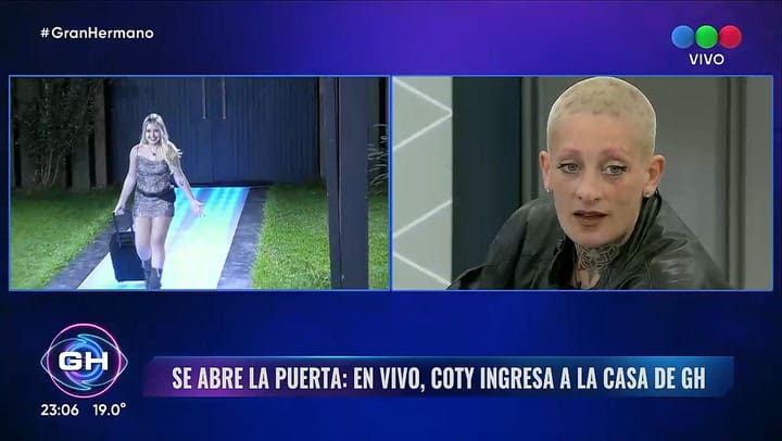 Asi fue el ingreso de Coty Romero en la casa de Gran Hermano