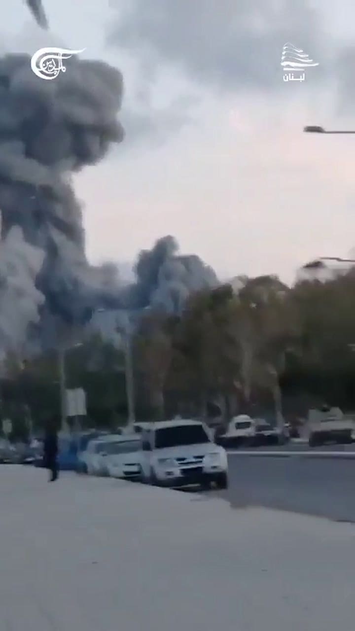 Otro video del ataque de Israel