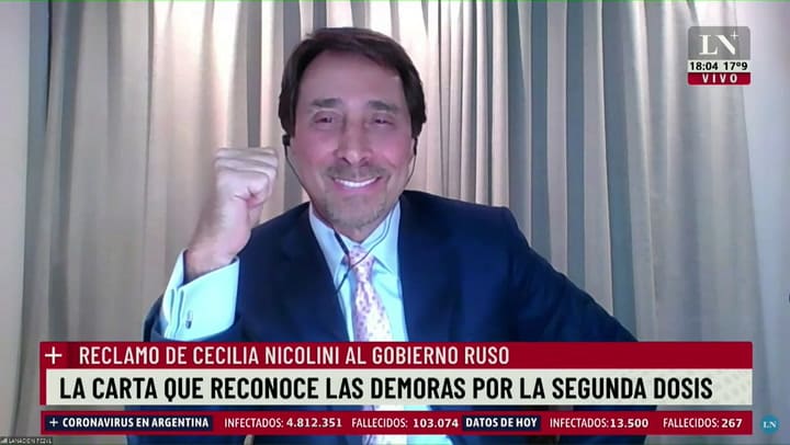 La ironía de Feinmann mientras cumple su cuarentena: 'Va a salir en libertad Boudou antes que yo'