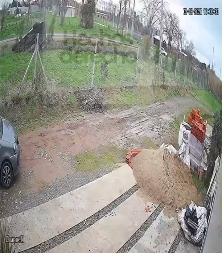 Así fue el momento del vuelco del patrullero
