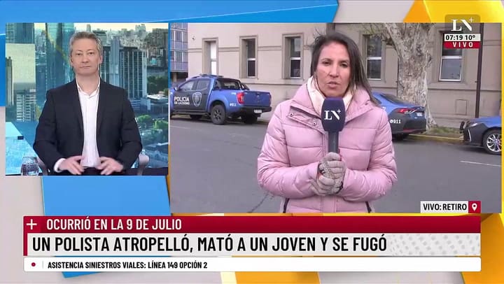 Atropelló, mató y se fugó