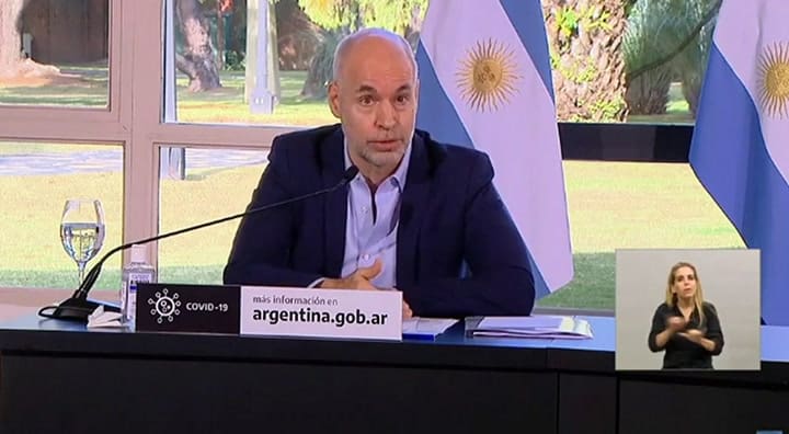 Las palabras de Larreta luego del discurso de Alberto Fernández - Fuente: Casa Rosada