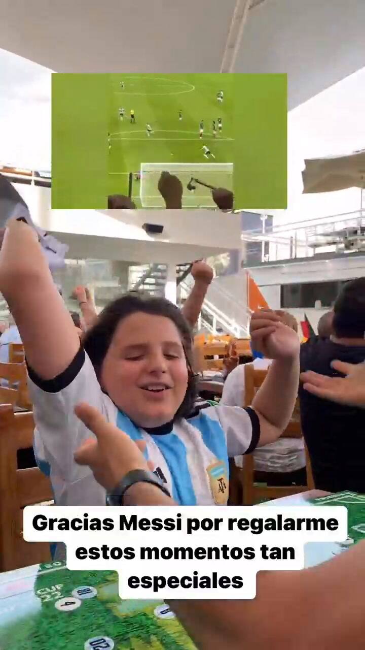 El emocionante video del grito de gol