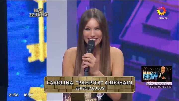 Pampita en Los 8 escalones de los 3 millones