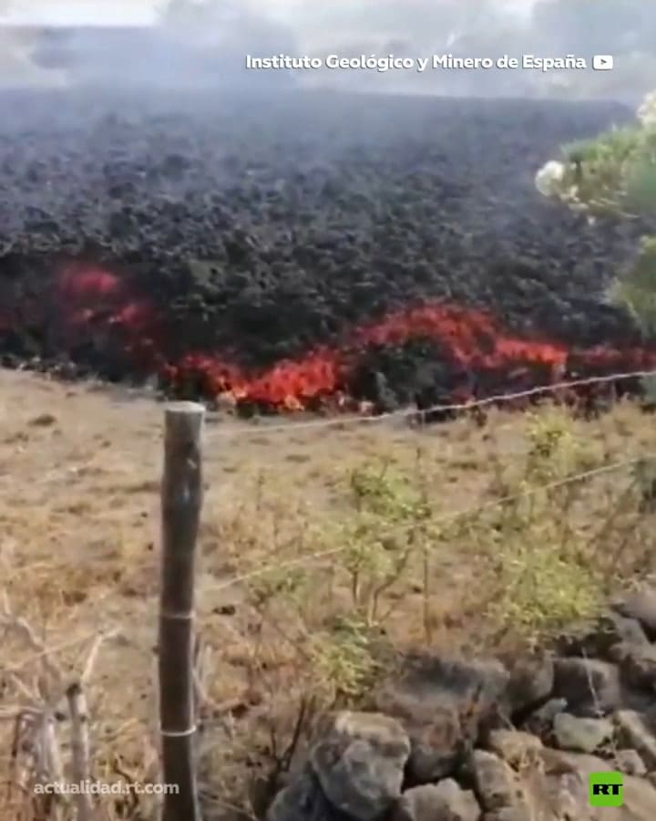 Registran el increíble sonido de la erupción del volcán de La Palma
