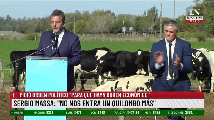 Polémica frase de Massa
