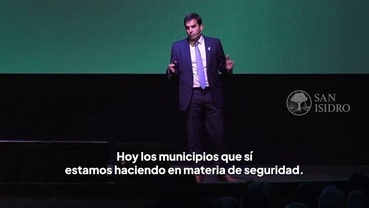 El intendente de San Isidro dijo que quiere tener una policía local "de verdad"