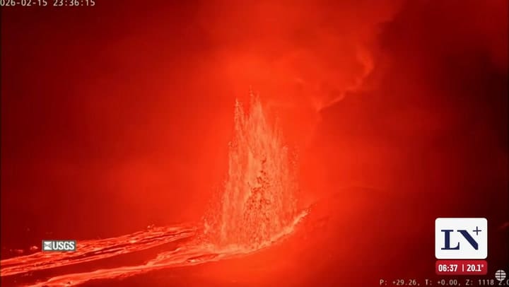 LN+: Kilauea nuevamente en erupcion