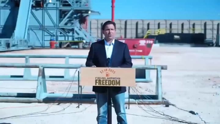 Ron DeSantis presentó su plan energético en Texas