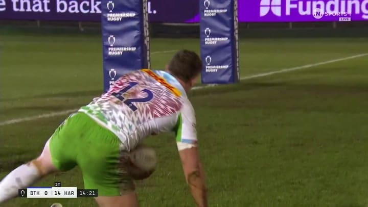 La gran jugada de Rodrigo Isgró en Harlequins