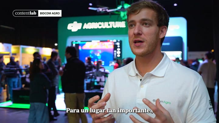 Bidcom Agro presentó el nuevo drone agrícola T55 y profundizó su alianza con REM-Aapresid